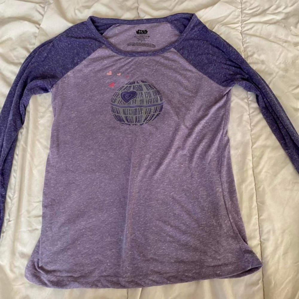 Purple raglan STAR WARS top